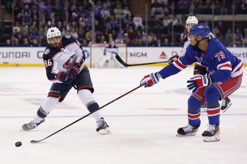 NHL: Columbus Blue Jackets at New York Rangers