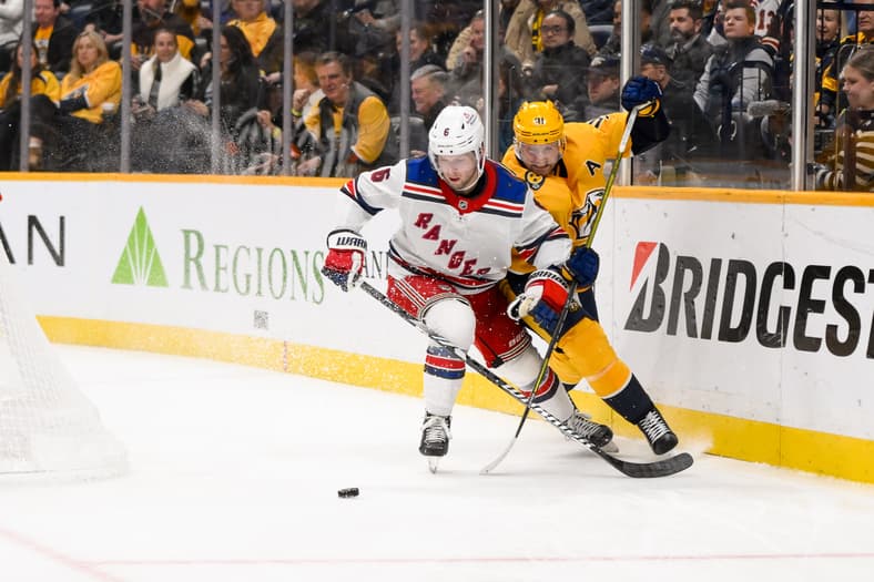 NHL: New York Rangers at Nashville Predators