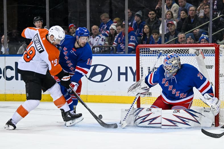 NHL: Philadelphia Flyers at New York Rangers