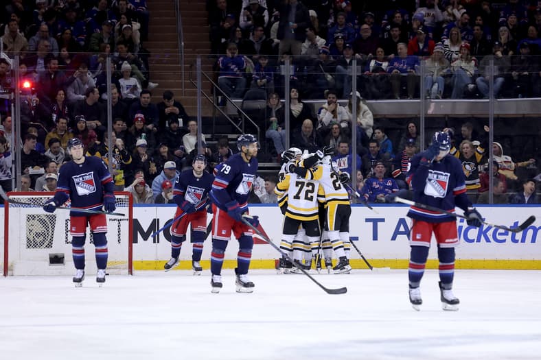 NHL: Pittsburgh Penguins at New York Rangers
