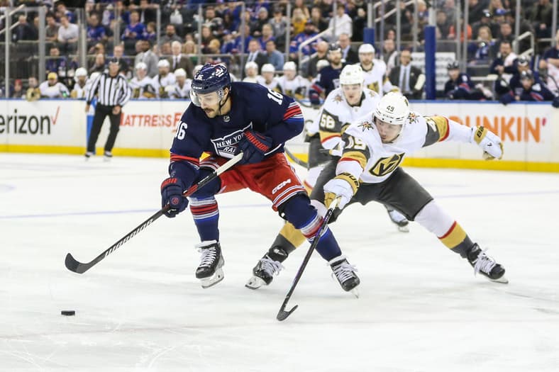 NHL: Vegas Golden Knights at New York Rangers