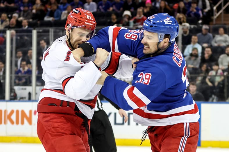 NHL: Carolina Hurricanes at New York Rangers