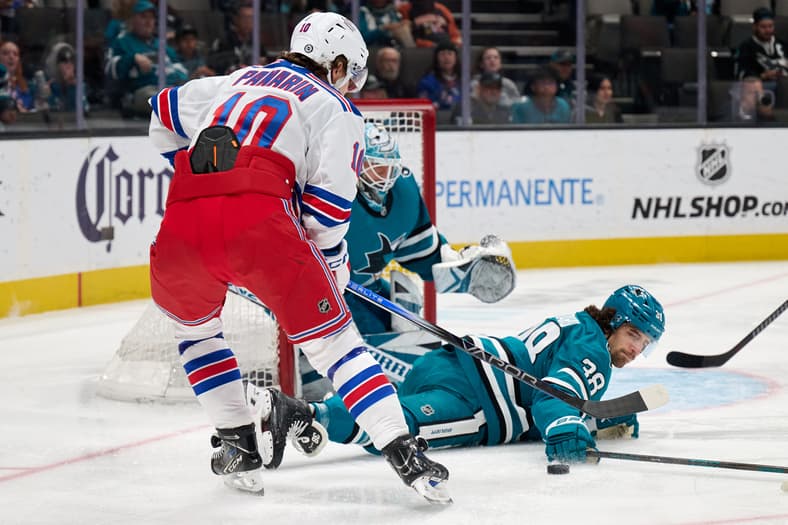NHL: New York Rangers at San Jose Sharks