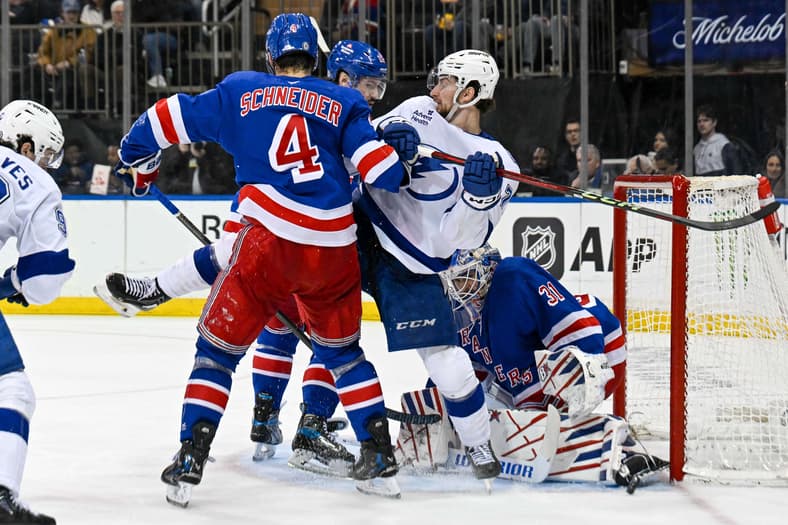 NHL: Tampa Bay Lightning at New York Rangers