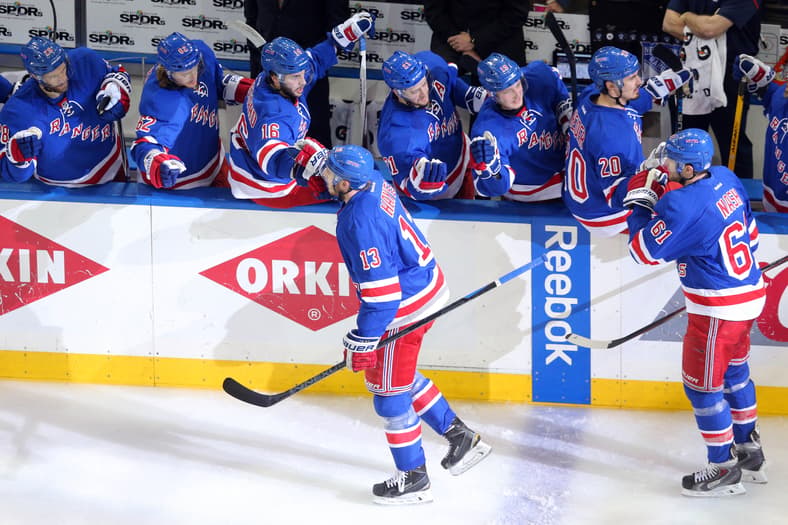 NHL: Stanley Cup Playoffs-Washington Capitals at New York Rangers