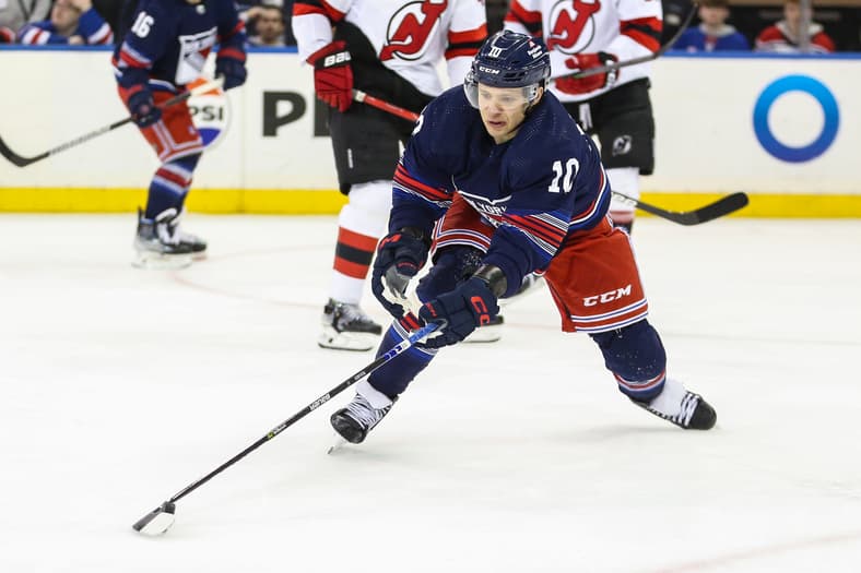 NHL: New Jersey Devils at New York Rangers