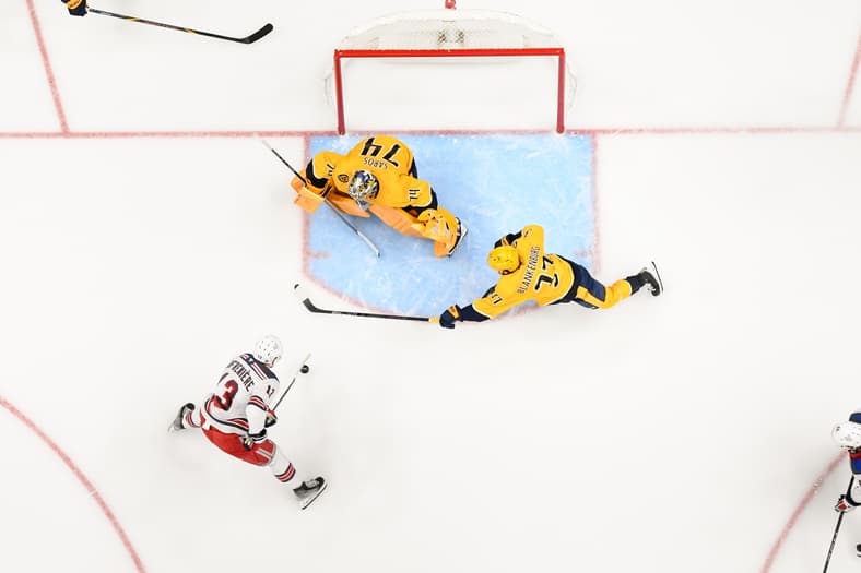 NHL: New York Rangers at Nashville Predators