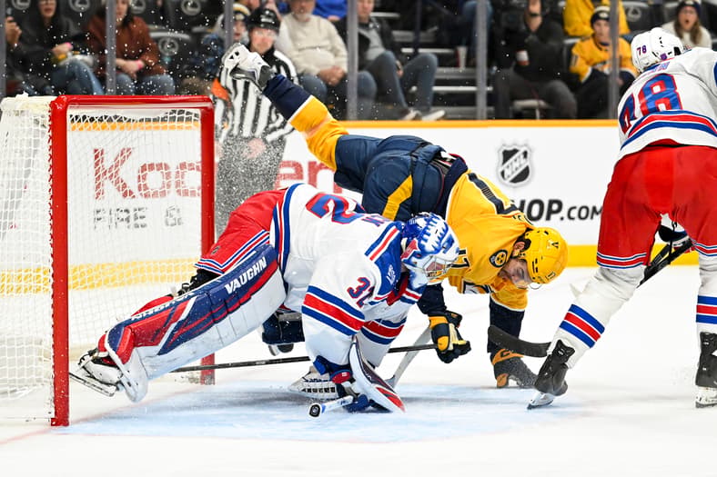 NHL: New York Rangers at Nashville Predators