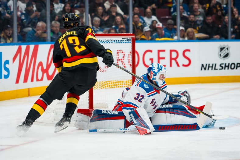 NHL: New York Rangers at Vancouver Canucks
