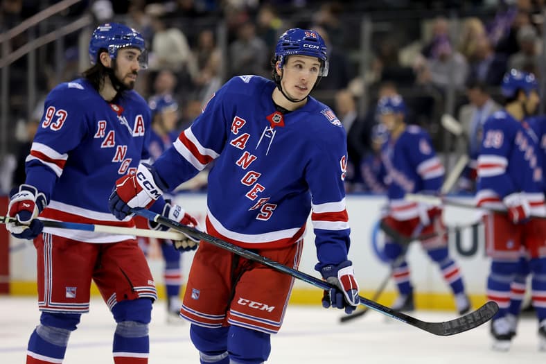 NHL: Columbus Blue Jackets at New York Rangers