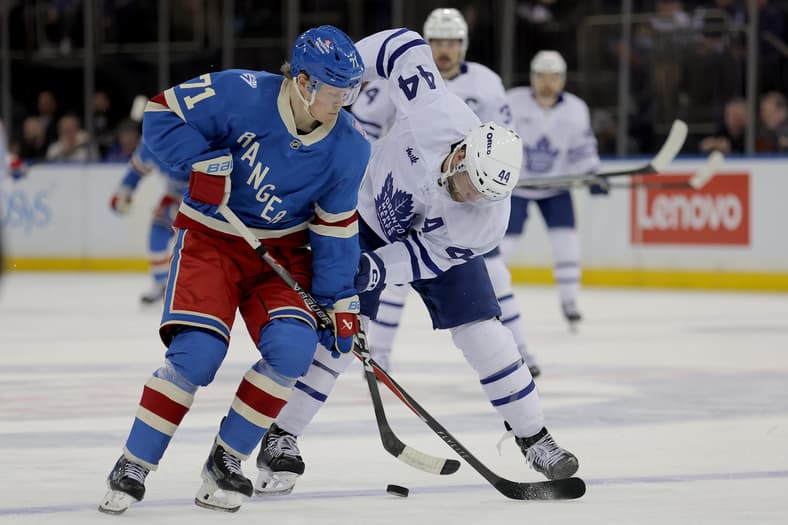 NHL: Toronto Maple Leafs at New York Rangers