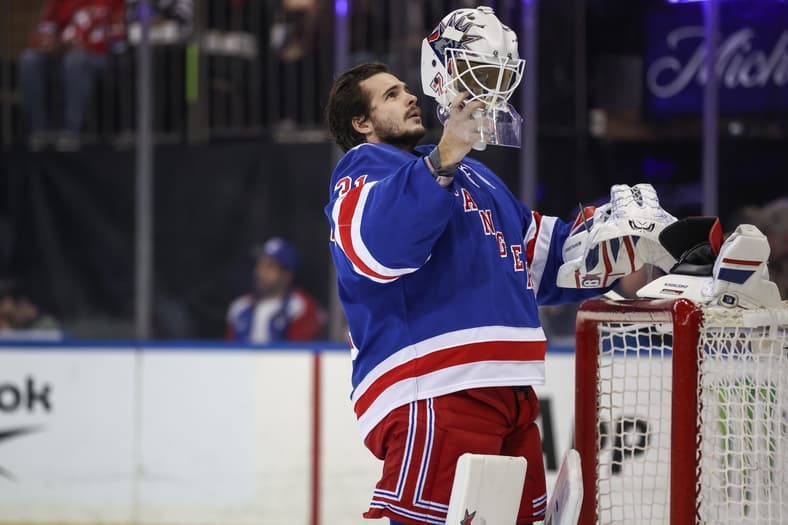 NHL: New Jersey Devils at New York Rangers