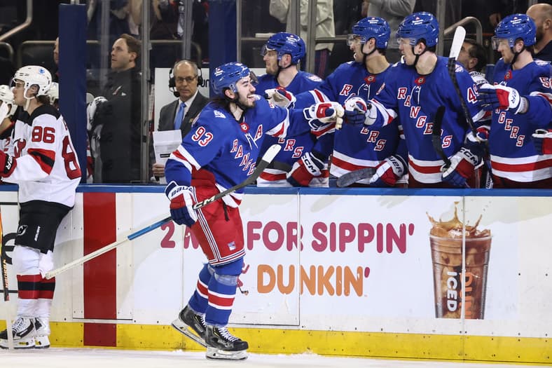 NHL: New Jersey Devils at New York Rangers