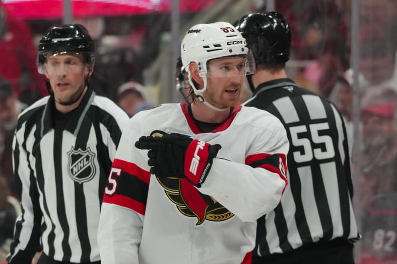 NHL: Stanley Cup Playoffs-Ottawa Senators at Carolina Hurricanes