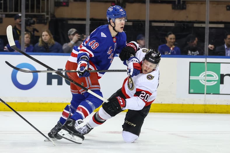 NHL: Ottawa Senators at New York Rangers
