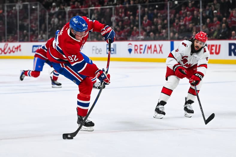 NHL: Carolina Hurricanes at Montreal Canadiens