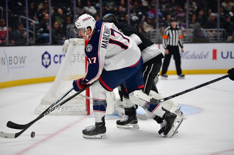 NHL: Columbus Blue Jackets at Los Angeles Kings
