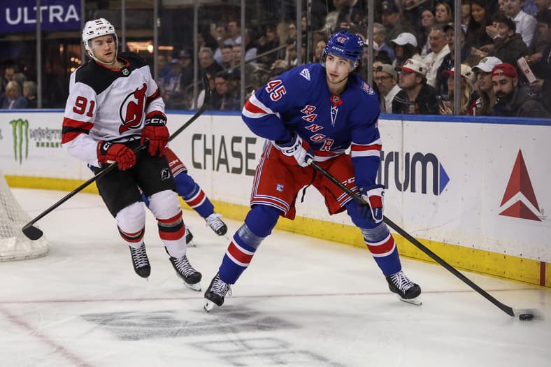 NHL: New Jersey Devils at New York Rangers
