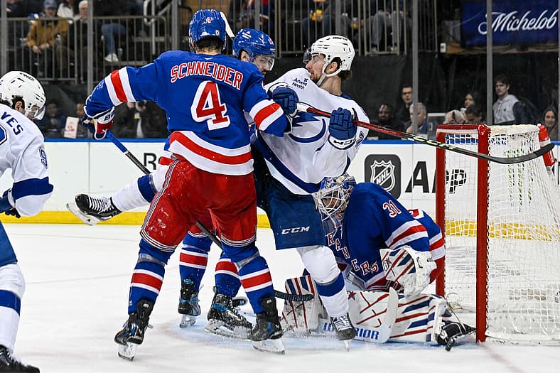 NHL: Tampa Bay Lightning at New York Rangers