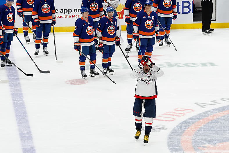 NHL: Washington Capitals at New York Islanders