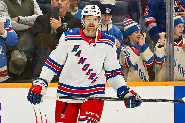 NHL: New York Rangers at Nashville Predators