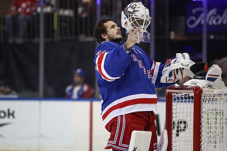 NHL: New Jersey Devils at New York Rangers