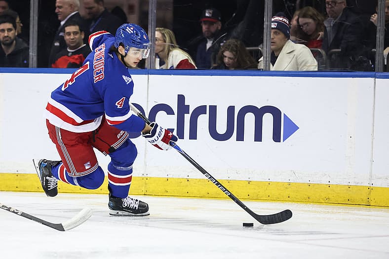 NHL: New Jersey Devils at New York Rangers