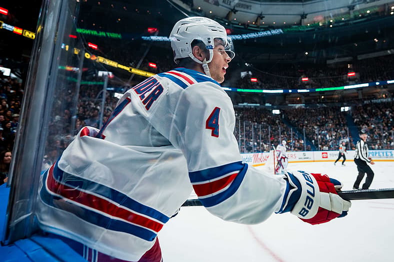 NHL: New York Rangers at Vancouver Canucks