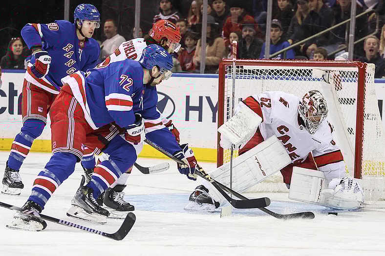 NHL: Carolina Hurricanes at New York Rangers