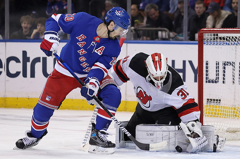 NHL: New Jersey Devils at New York Rangers