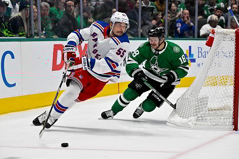 NHL: New York Rangers at Dallas Stars