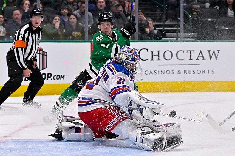 NHL: New York Rangers at Dallas Stars