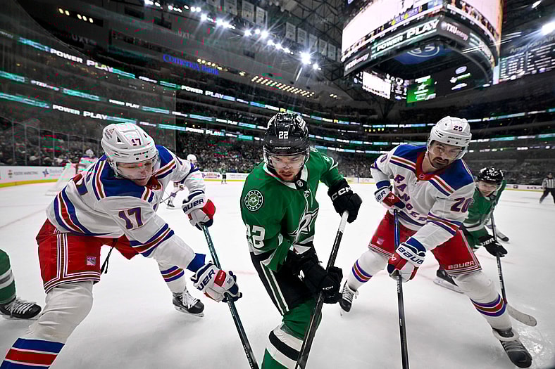 NHL: New York Rangers at Dallas Stars