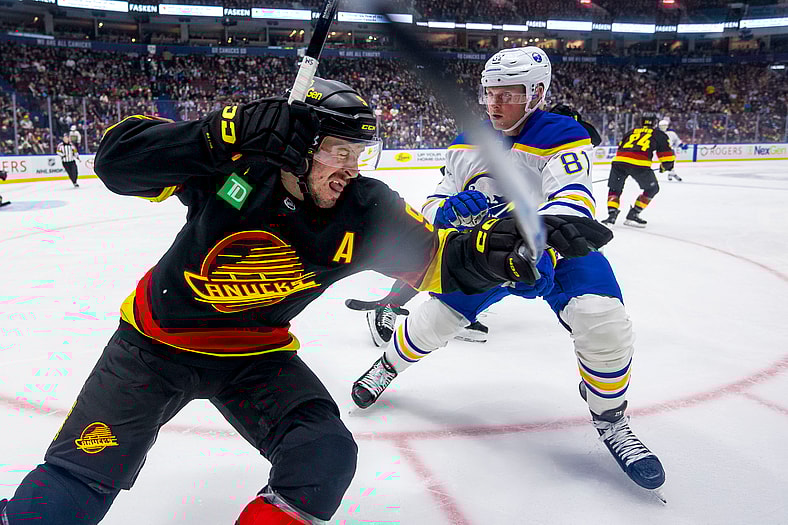 NHL: Buffalo Sabres at Vancouver Canucks