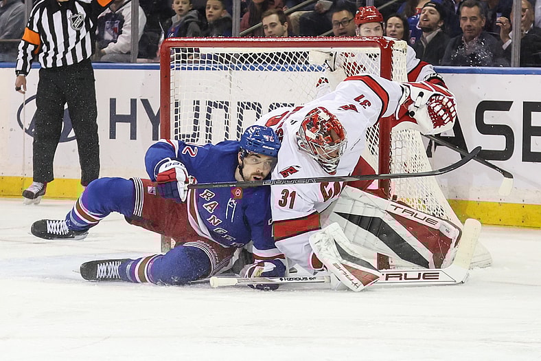NHL: Carolina Hurricanes at New York Rangers