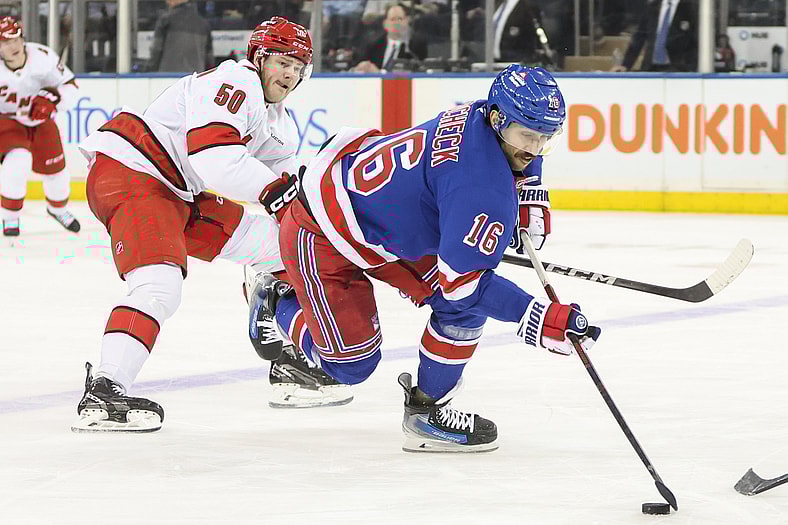 NHL: Carolina Hurricanes at New York Rangers