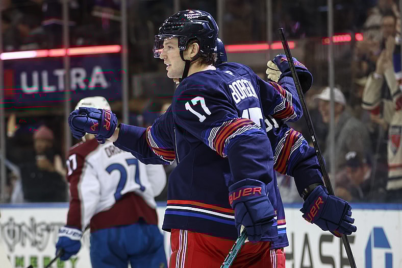 NHL: Colorado Avalanche at New York Rangers