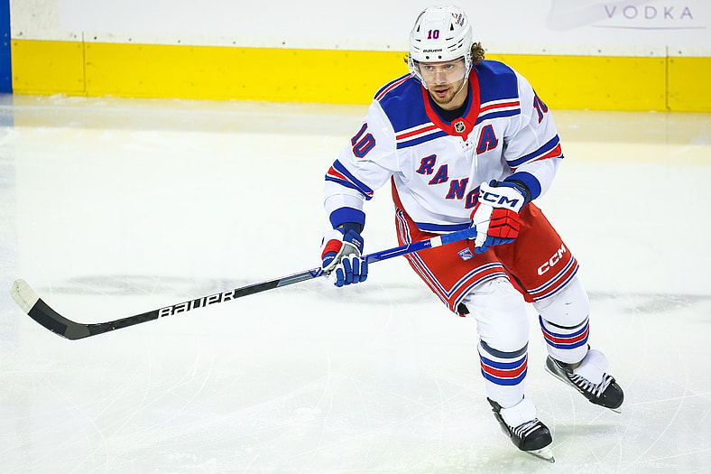NHL: New York Rangers at Calgary Flames