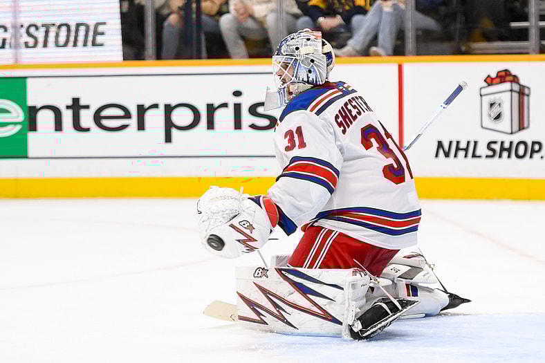 NHL: New York Rangers at Nashville Predators