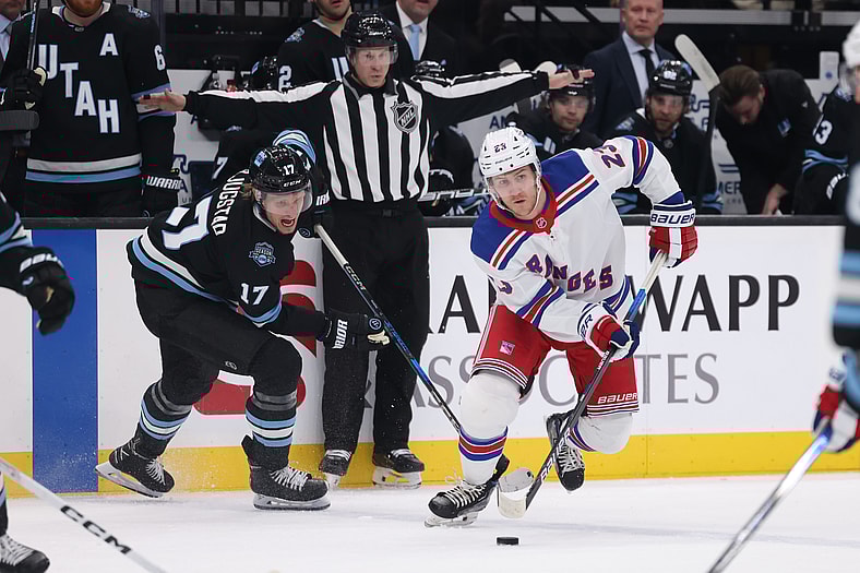 NHL: New York Rangers at Utah