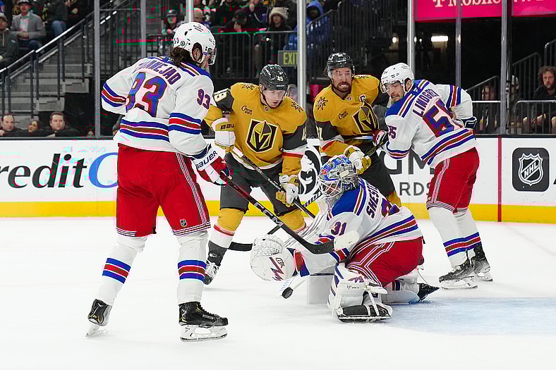 NHL: New York Rangers at Vegas Golden Knights