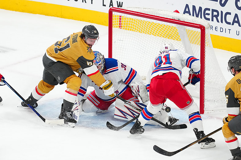 NHL: New York Rangers at Vegas Golden Knights