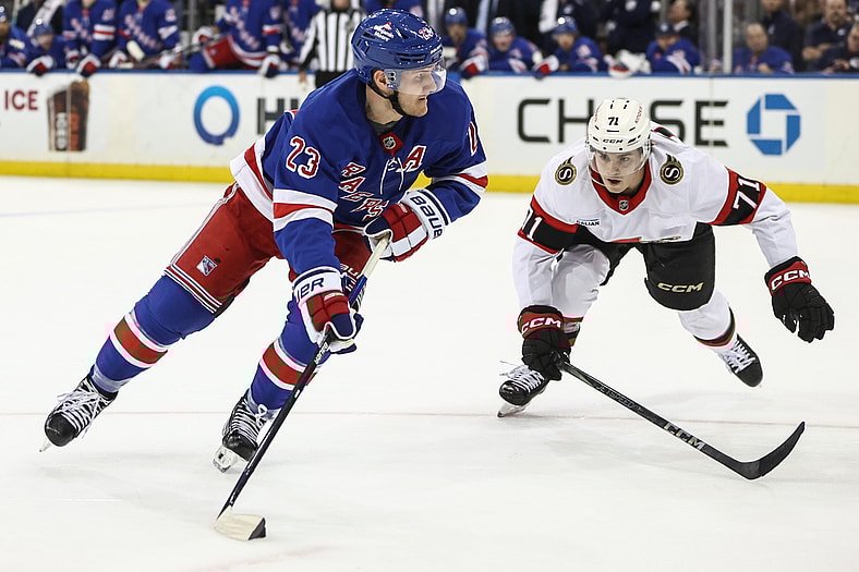NHL: Ottawa Senators at New York Rangers