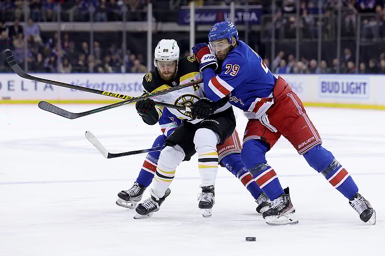 NHL: Boston Bruins at New York Rangers