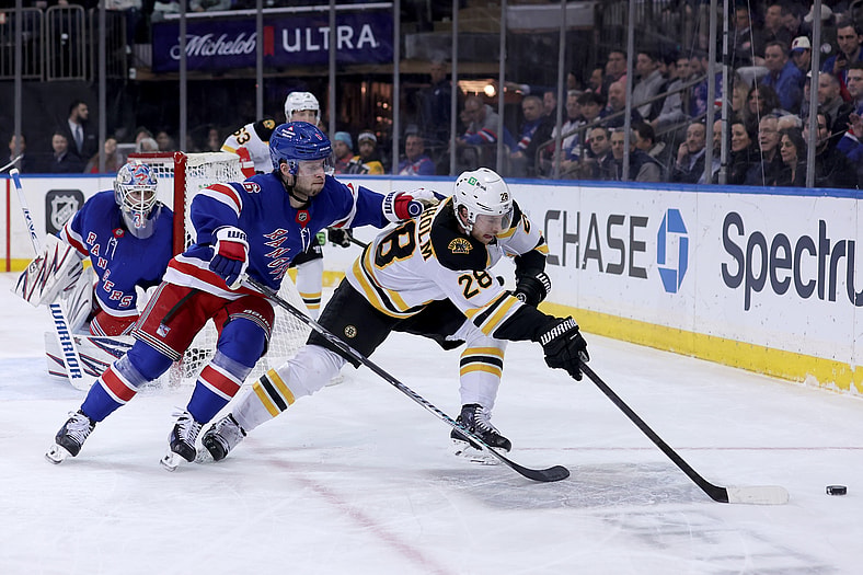 NHL: Boston Bruins at New York Rangers