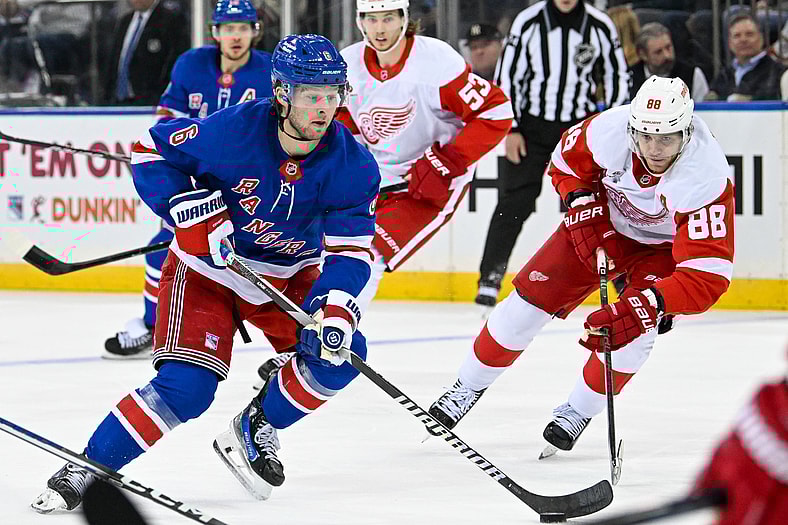 NHL: Detroit Red Wings at New York Rangers