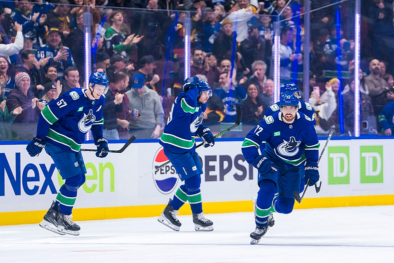 NHL: Detroit Red Wings at Vancouver Canucks