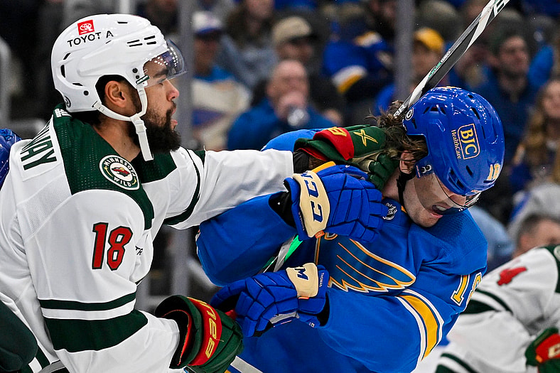NHL: Minnesota Wild at St. Louis Blues