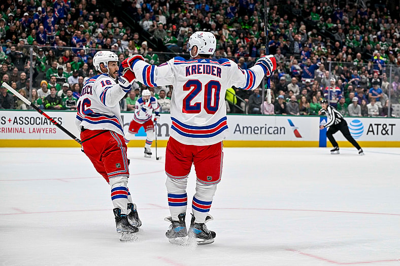 NHL: New York Rangers at Dallas Stars
