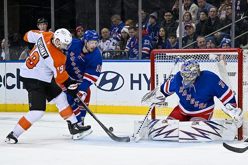 NHL: Philadelphia Flyers at New York Rangers